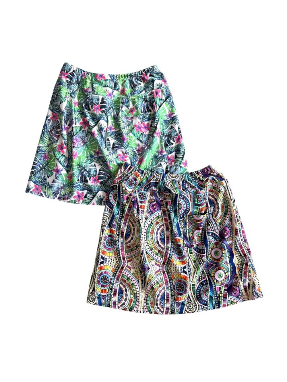 Skinz Women's Sz XS Bundle 2 Athletic Swim Skirts Skort With Pockets